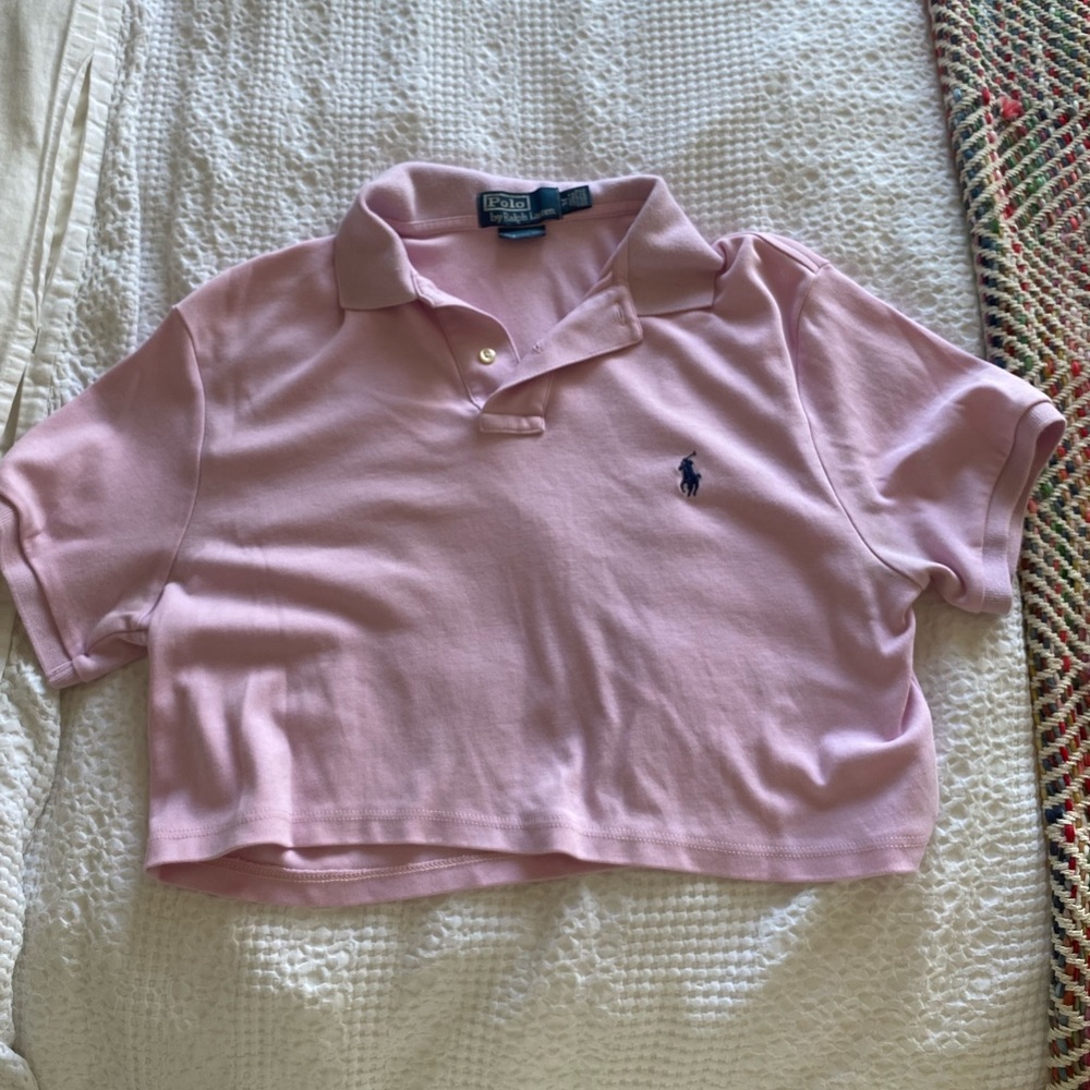 Ralph Lauren vintage polo crop top
